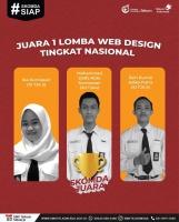 SMK Telkom Sidoarjo Juara I Lomba Design Web Unair